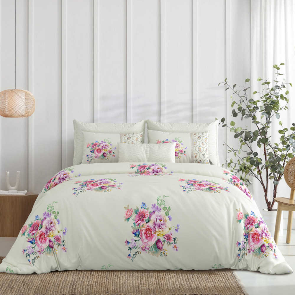 NAYAB KING SIZE BEDSHEET WITH 2 PILLOW COVER