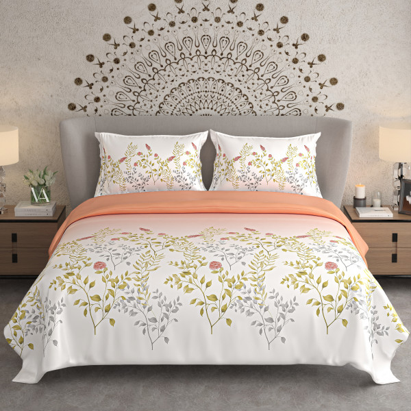 NAYAB KING SIZE BEDSHEET WITH 2 PILLOW COVER