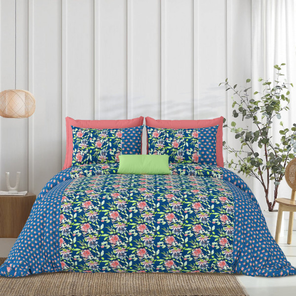 Rajasthali King Size Bedsheet 100% Pure Cotton Bedsheeet With Two Pillow Cover Set of 18 Bedsheet