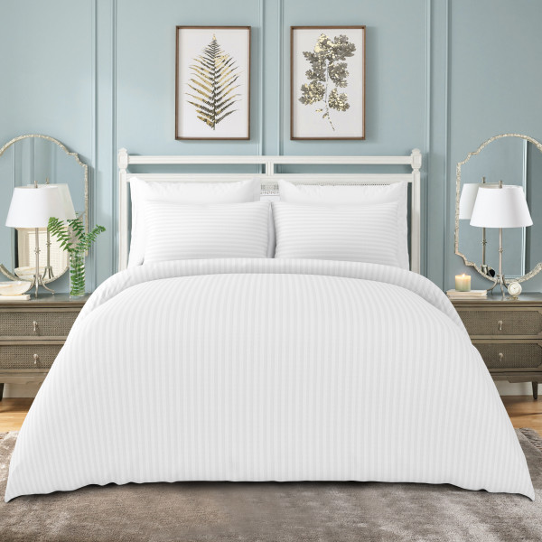 ROYAL Collection 210 TC 100% COTTON King Size Bedsheet With Two Pillow Cover Set of 18 Bedsheet