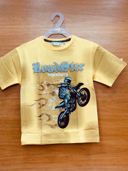YELLOE BIKE PRINTED BOYS T-SHIRT