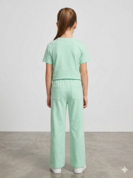 PASTEL MINT GREEN COLOR GIRLS CORD SET