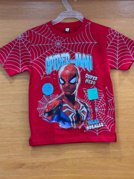 BOYS SPIDER MAN RED COLOR T-SHIRT