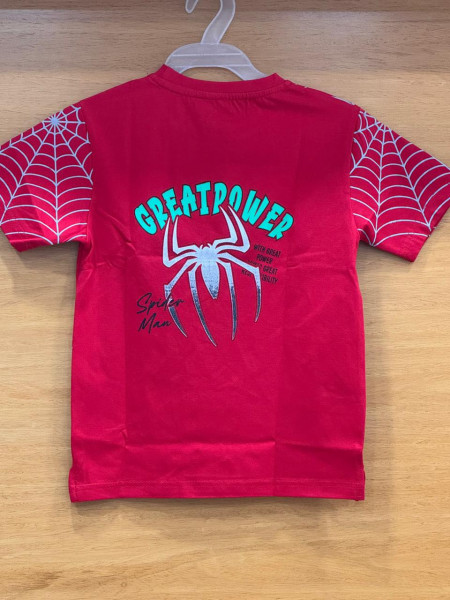 BOYS SPIDER MAN RED COLOR T-SHIRT
