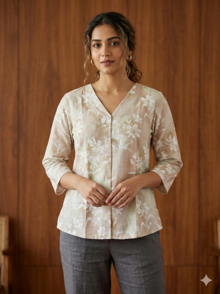 FLORAL PATTERN TOP