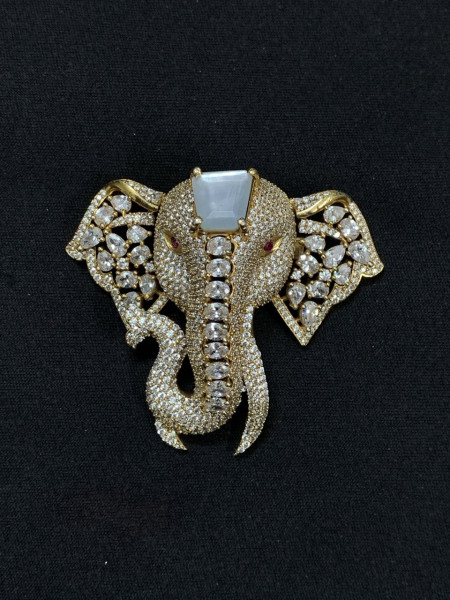 Elephant Designer Brooch