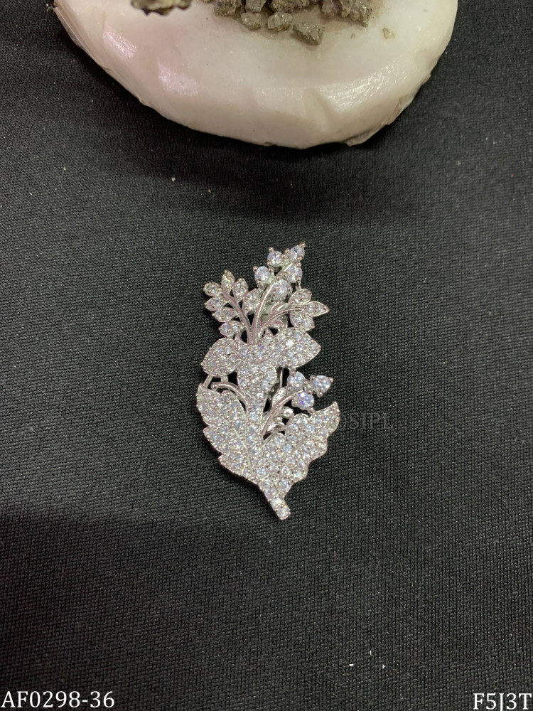 Image of Floral designer brooch