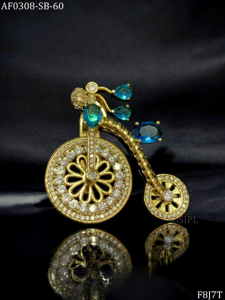 Bicycle stylish brooch