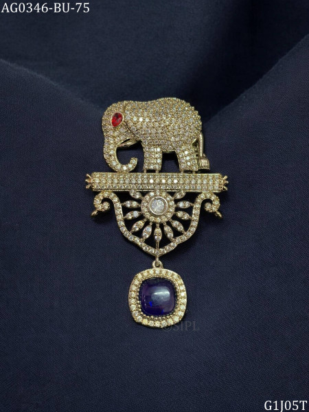 Stylis elephant brooch for wedding