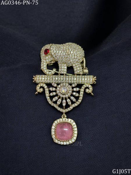 Stylis elephant brooch for wedding