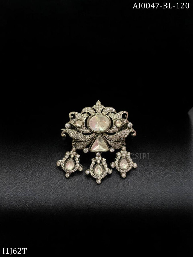 Image of Morden Moissanite Brooch