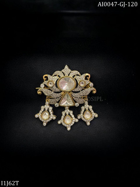 Morden Moissanite Brooch