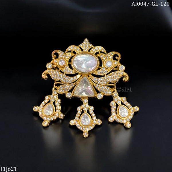 Morden Moissanite Brooch