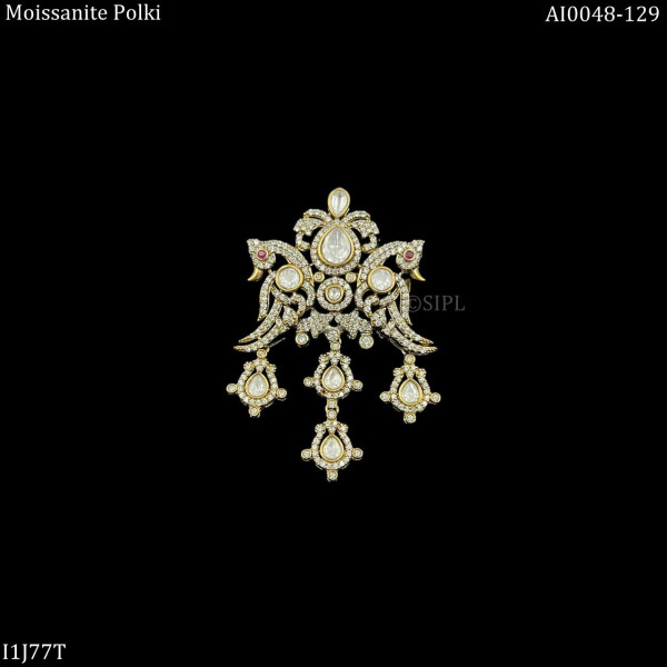 Moissanite luxury  brooch
