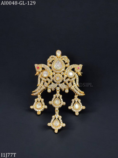 Moissanite luxury  brooch