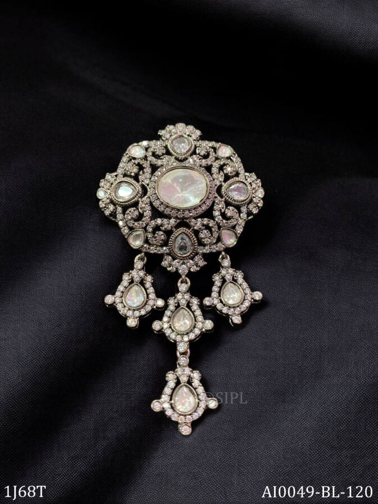 Image of Morden Moissanite Brooch