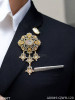 Morden Moissanite Brooch