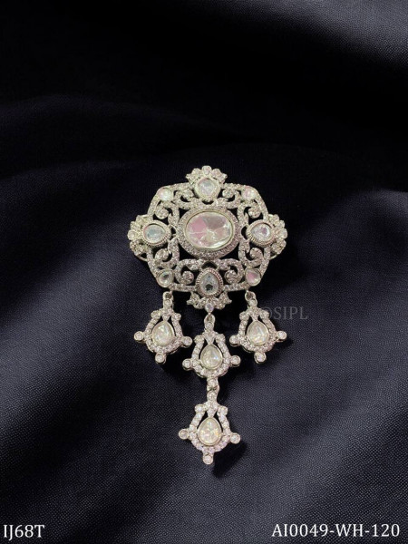 Morden Moissanite Brooch