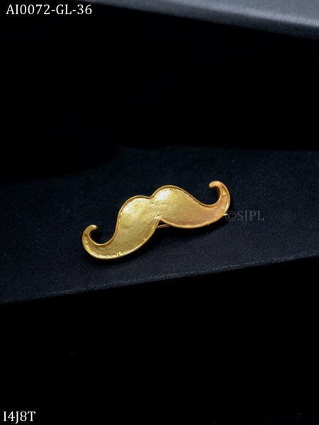 Designer Mustache brooch