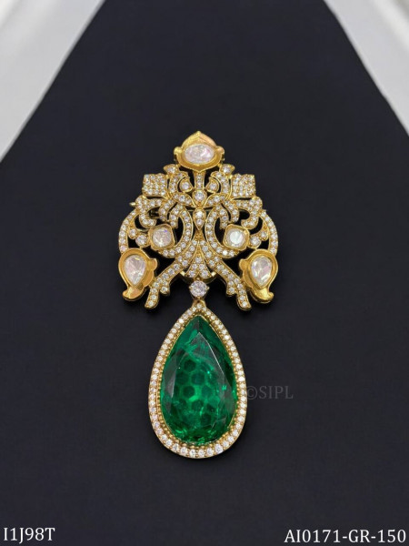 Luxury Polki Brooch