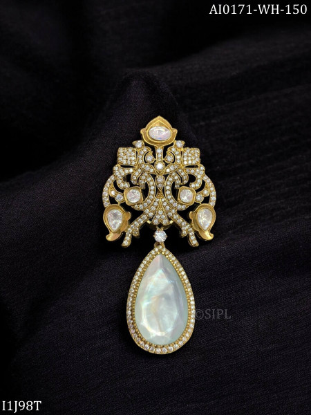 Luxury Polki Brooch