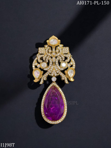Luxury Polki Brooch