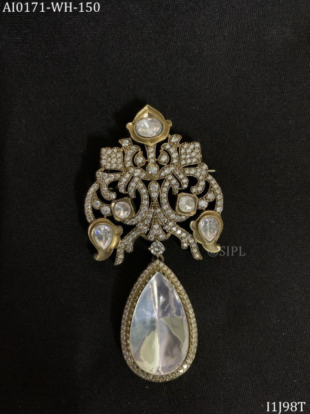 Luxury Polki Brooch