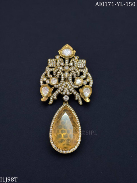 Luxury Polki Brooch