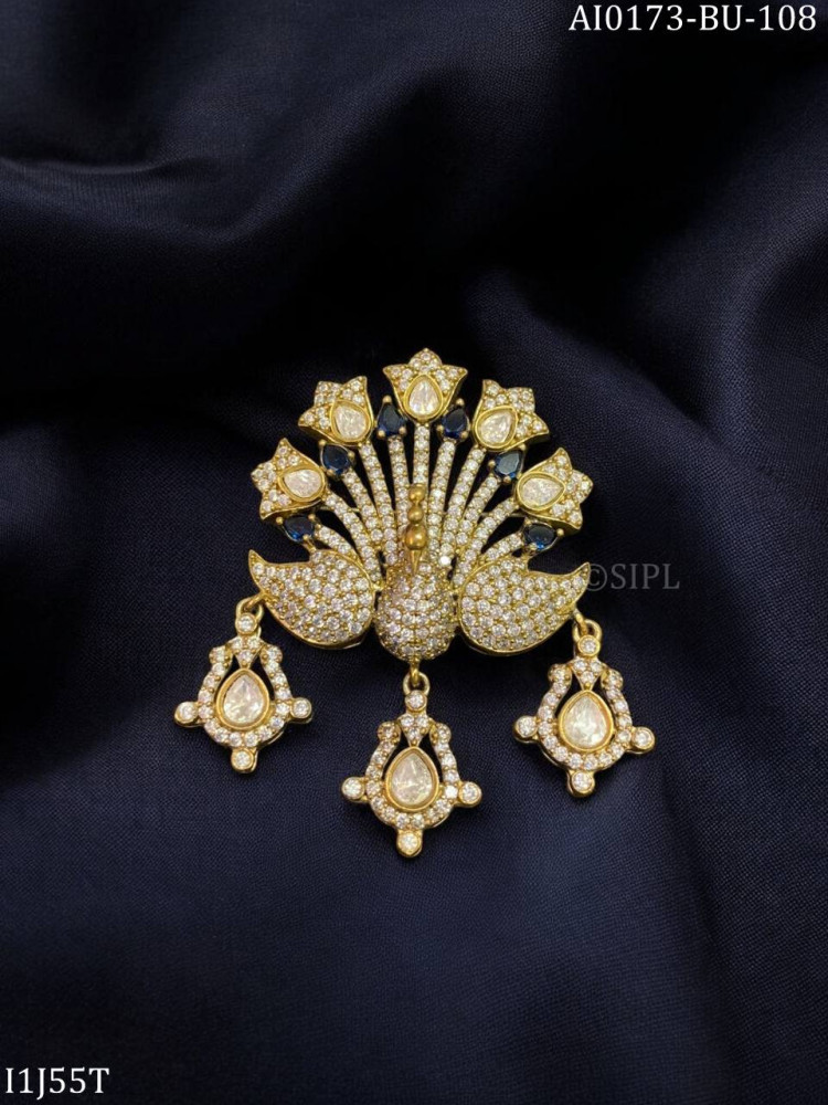Image of Luxury Peacock Designer Brooch