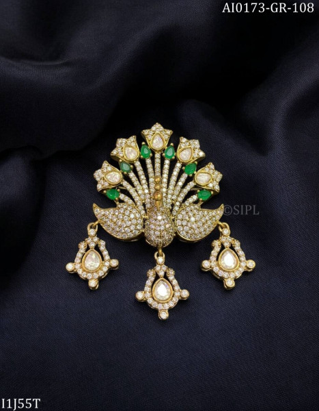 Luxury Peacock Designer Brooch