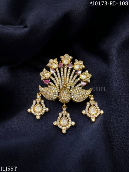 Luxury Peacock Designer Brooch