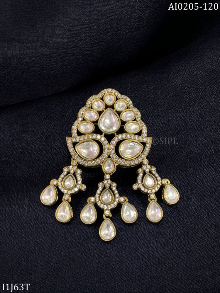 Image of Beautiful moissanite brooch for wedding