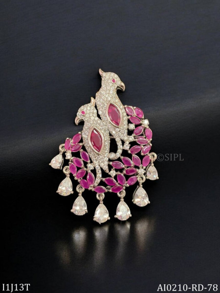 Beautiful couple bird brooch