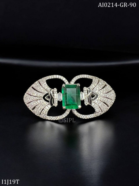 Luxury American Diamond  Brooch