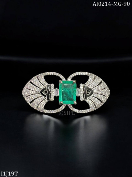Luxury American Diamond  Brooch