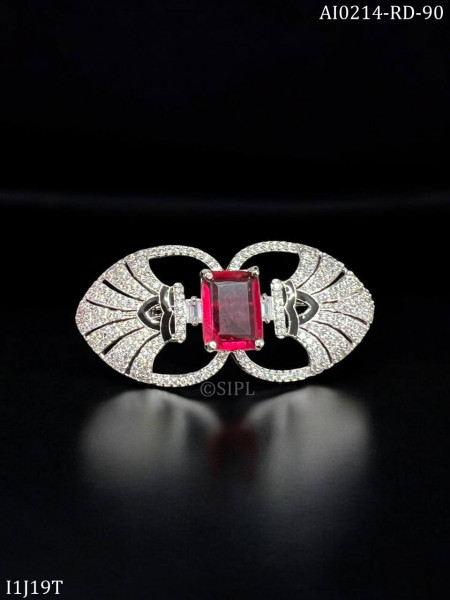 Luxury American Diamond  Brooch