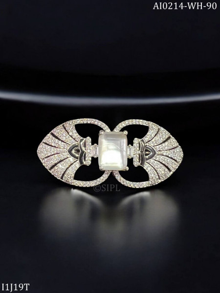 Luxury American Diamond  Brooch
