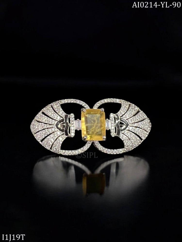 Image of Luxury American Diamond  Brooch