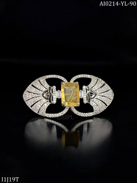 Luxury American Diamond  Brooch