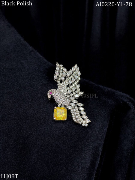 Beautiful pigeon brooch