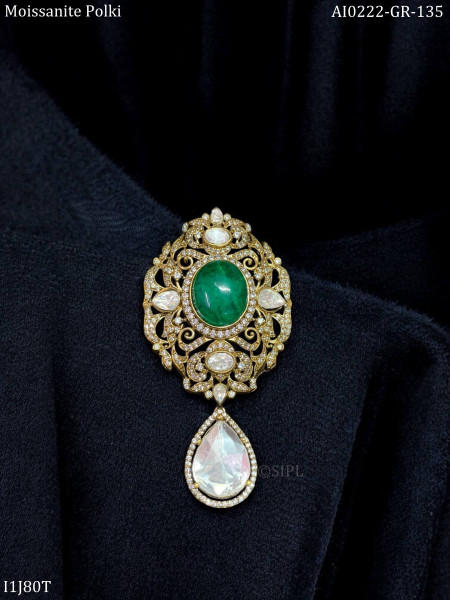 Trending moissanite brooch