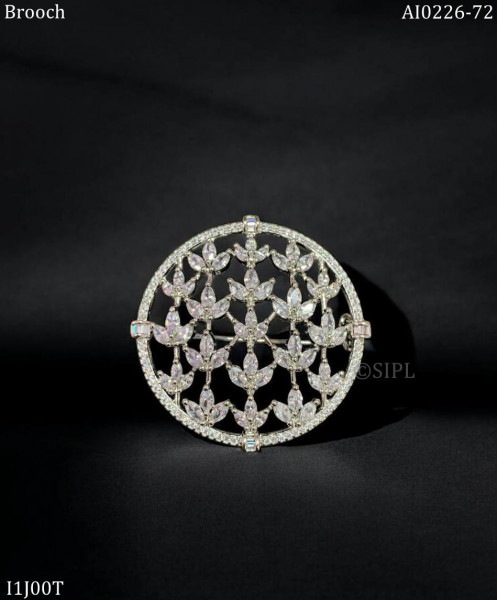 Stylish american diamond Brooch