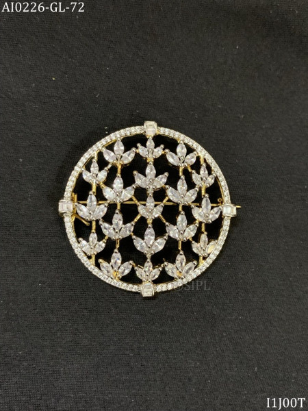 Stylish american diamond Brooch