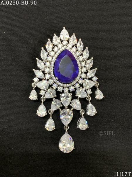 American diamond luxury brooch
