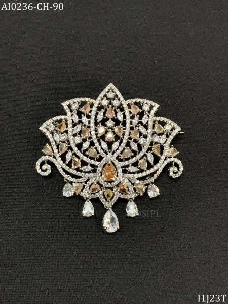 Beautiful american diamond brooch