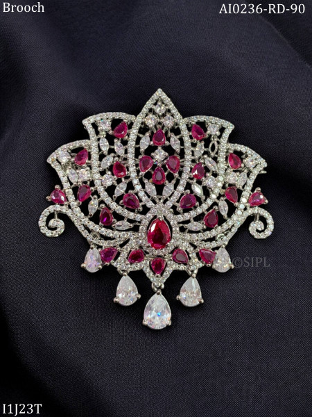 Beautiful american diamond brooch