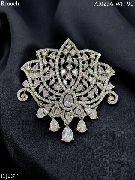 Beautiful american diamond brooch