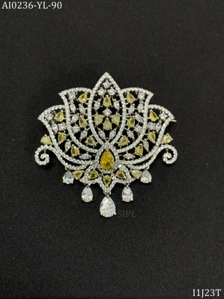 Beautiful american diamond brooch