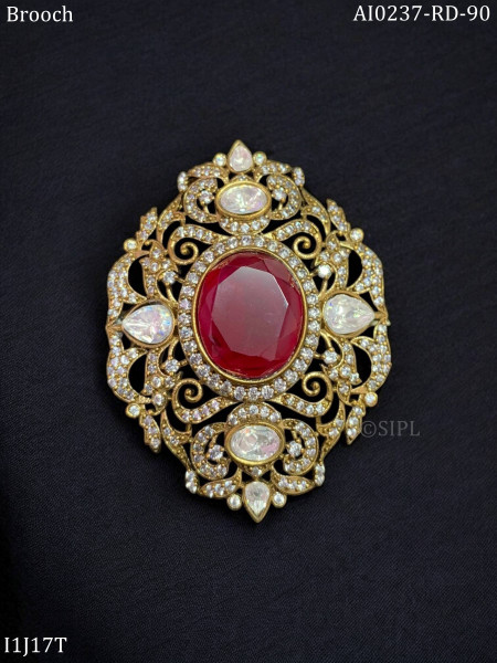 Beautiful victorian plating series brooch