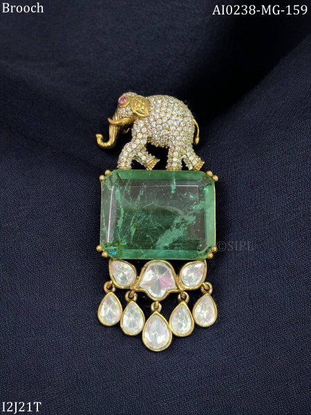 Elephant Designer Brooch